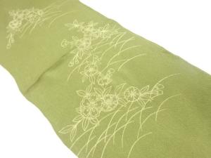 未使用品　正絹　縮緬地　帯揚げ